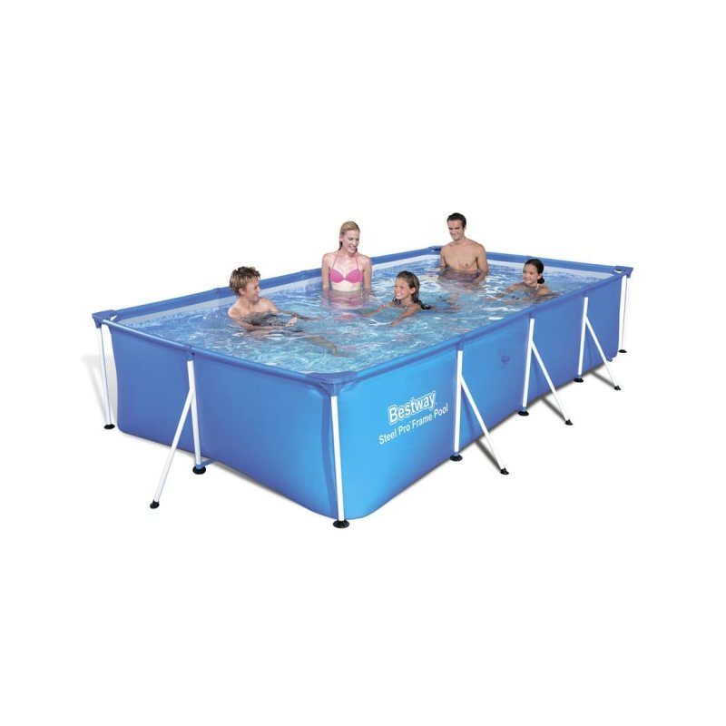 Каркасный бассейн Bestway 400х211х81см прямоугольный 56424