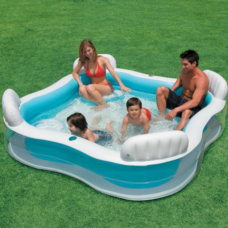 Бассейн надувной Intex 56475 Swim Center Family Lounge