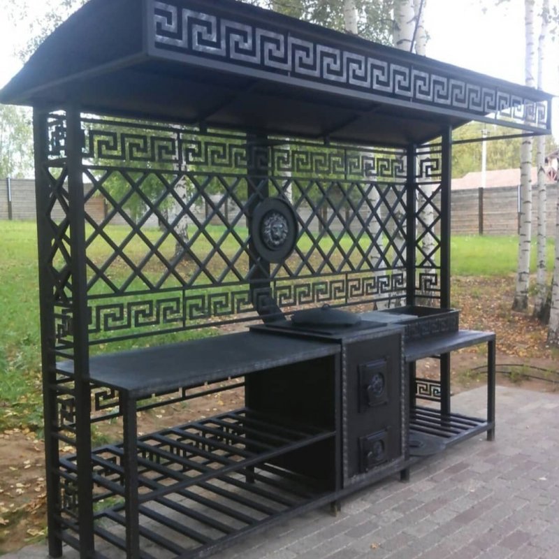 Барбекю из металла
