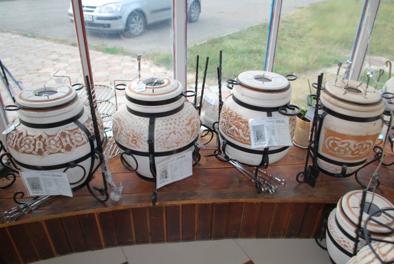 Печь для казана из кирпича