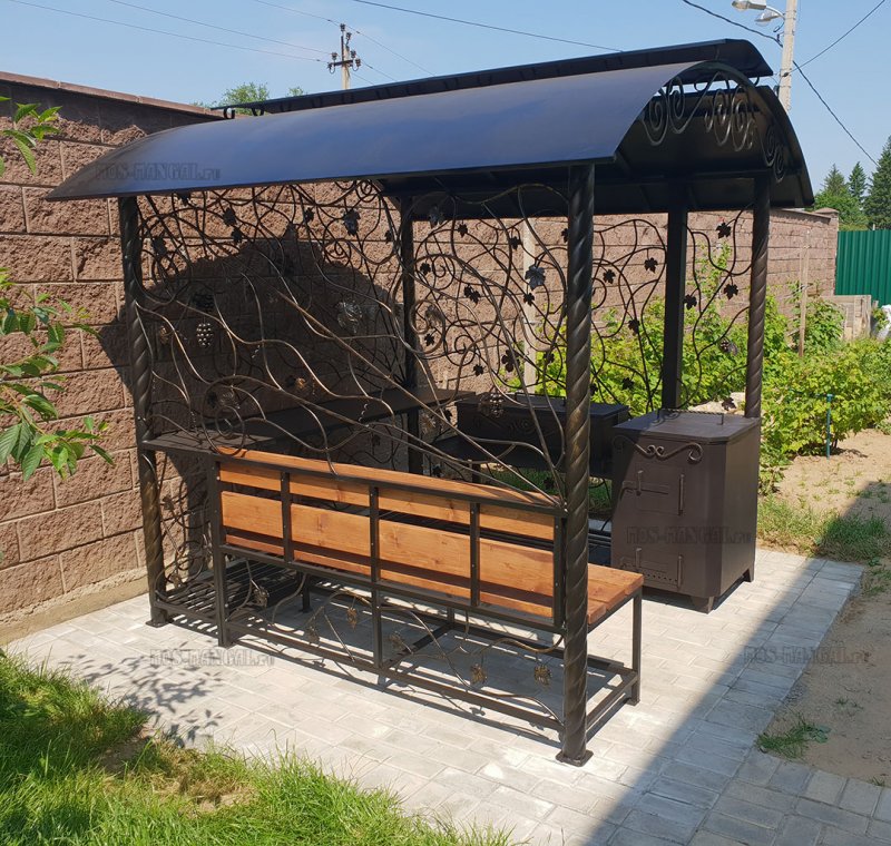 Мангал Медея 200х125х220