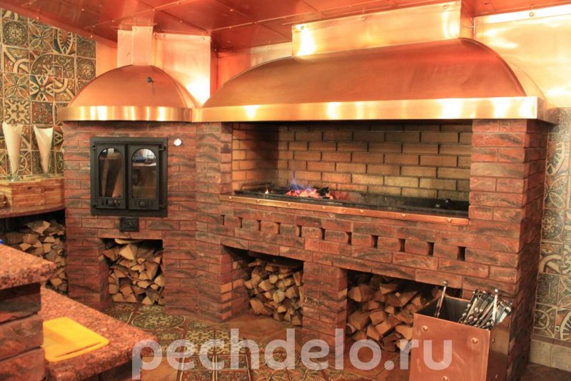Беседка с тандыром