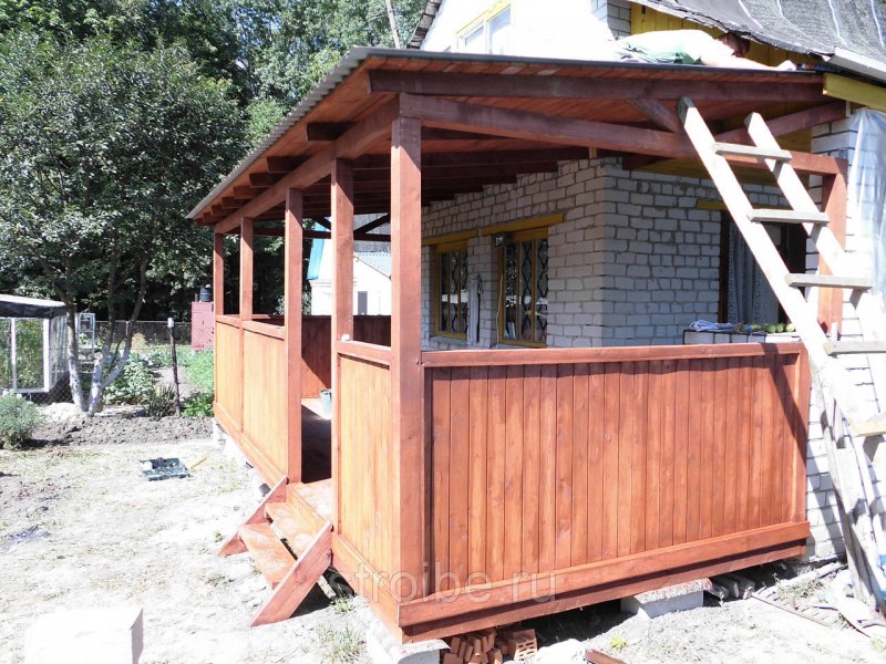 Беседка пристройка