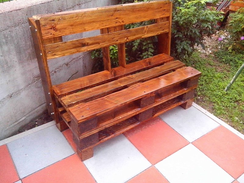 Лавка с паллет