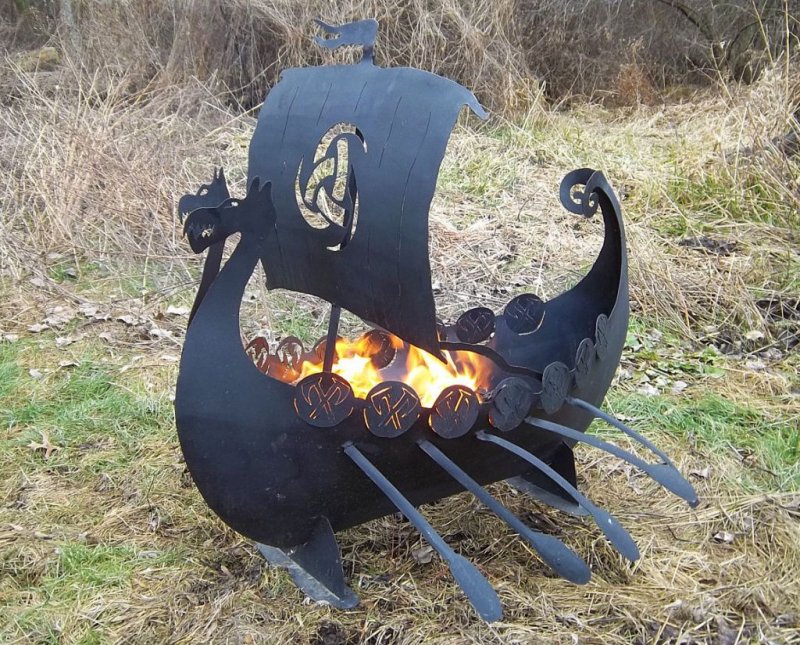 Мангал из стержня