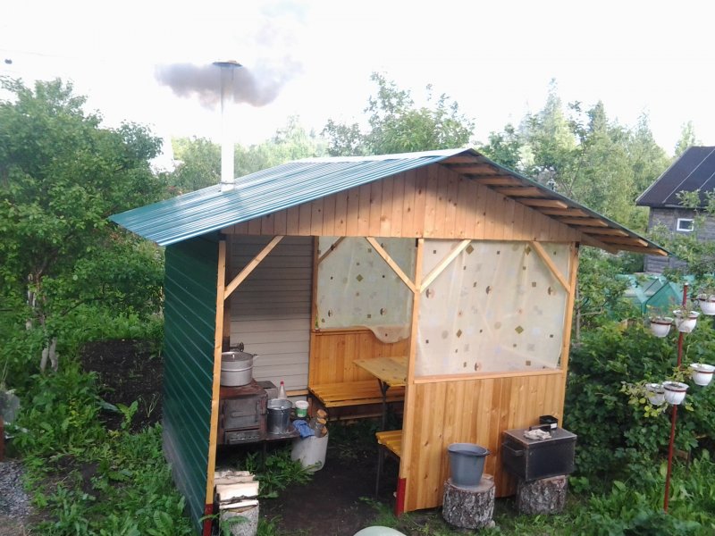 Деревянные беседки