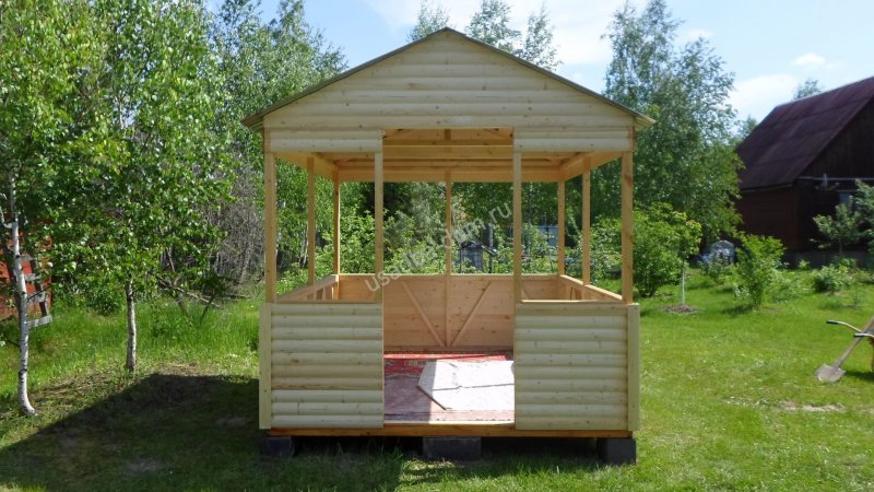 Каркасная беседка