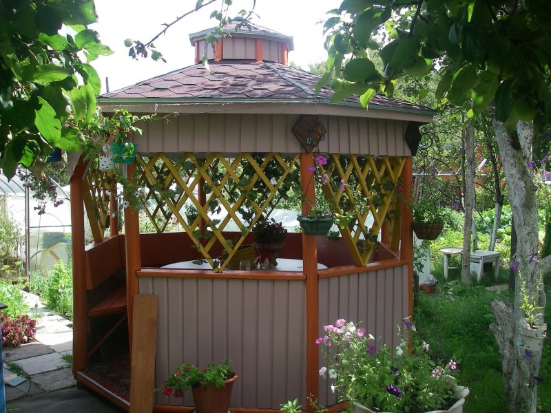 Коккорево беседки Ладожское озеро