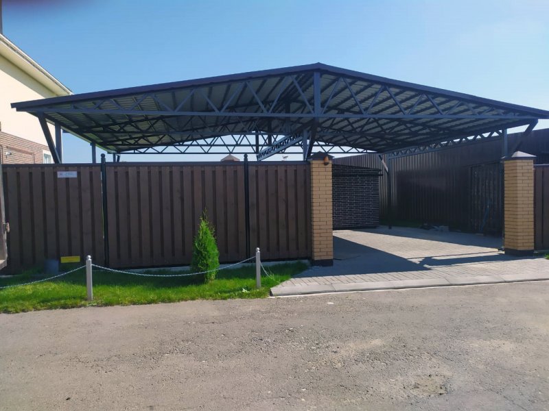 Навес полуарка