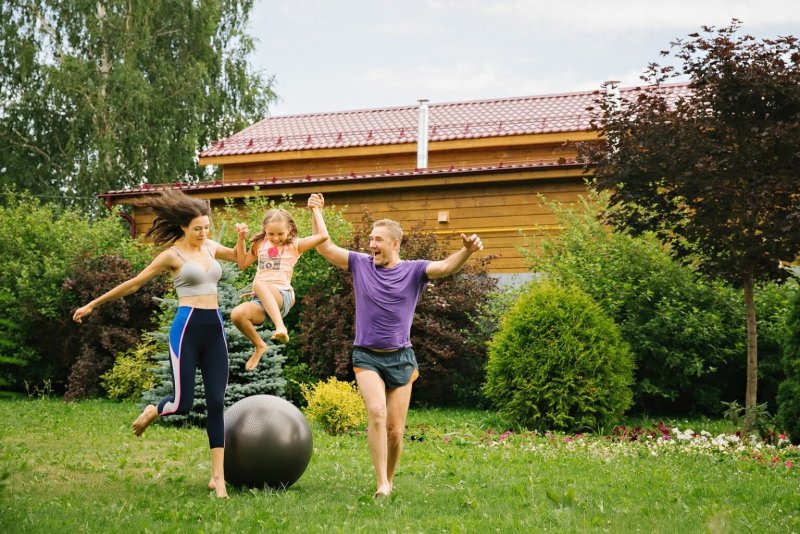 Летние забавы на даче