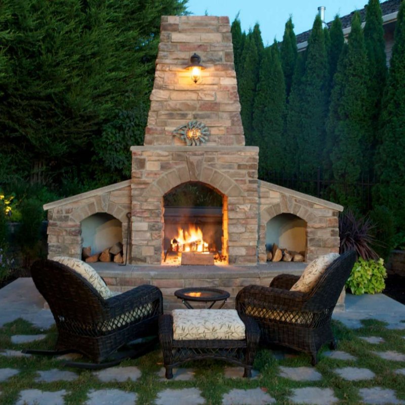 Камин уличный Fireplace
