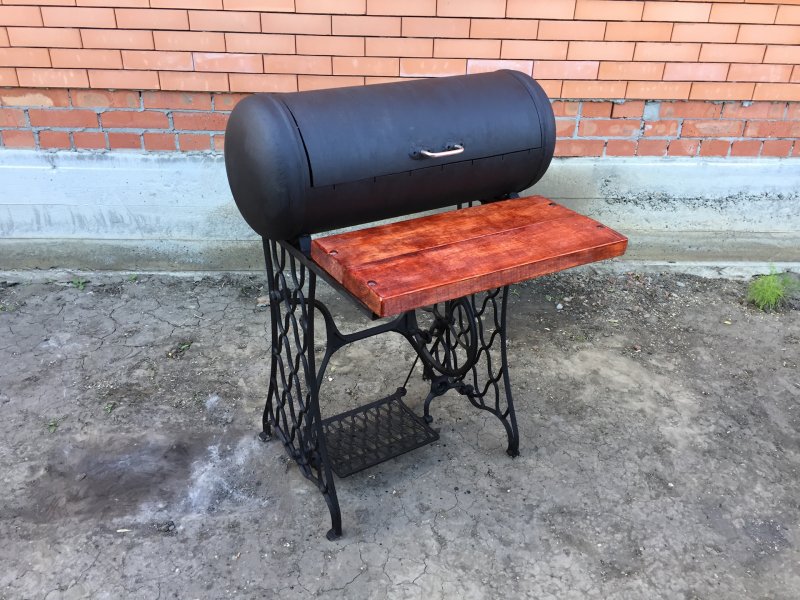 Барбекю из газового баллона