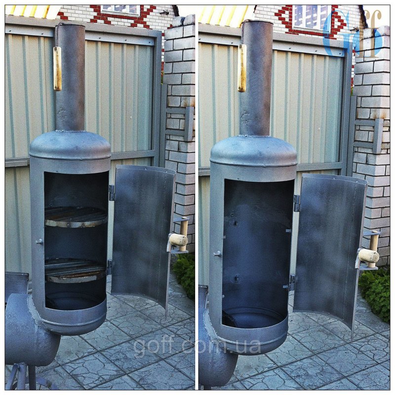 Коптильня из газового баллона