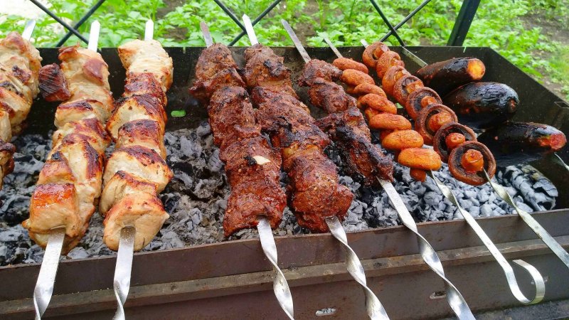 Шашлыки на природе