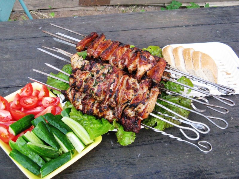 Шашлыки на даче