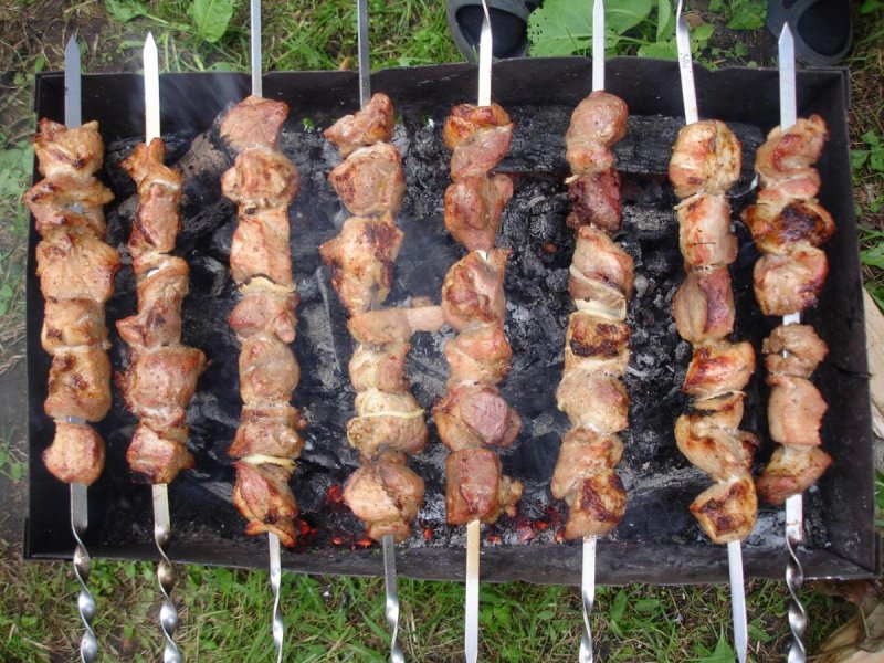Шашлыки на даче