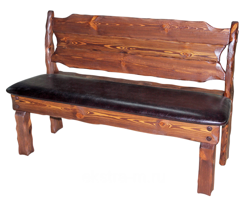 Деревянные резные скамейки