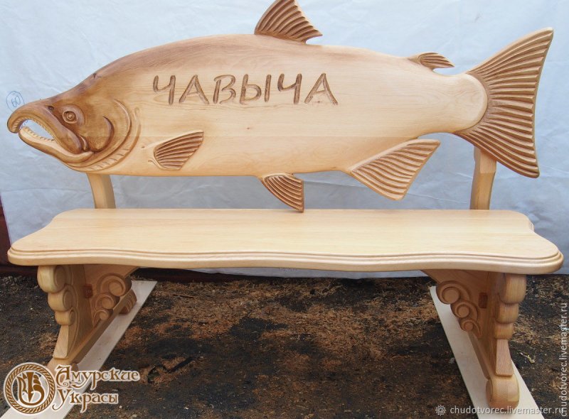 Скамейки из дерева