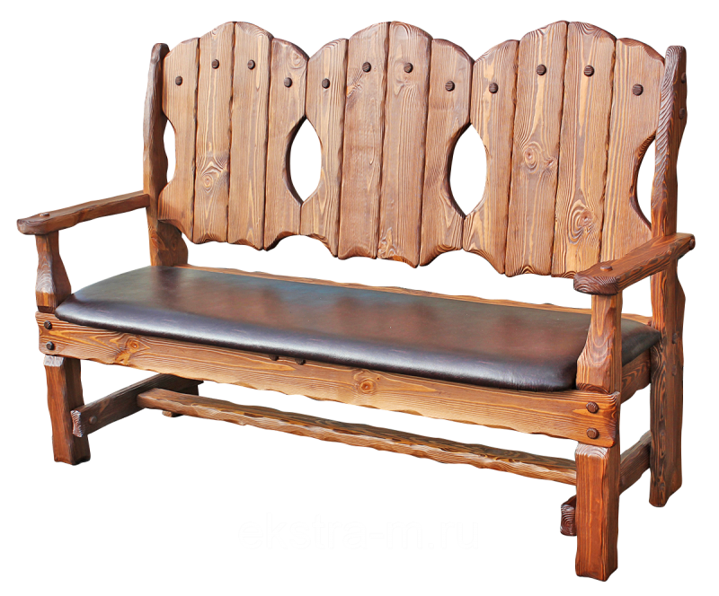 Резьба по дереву скамейки