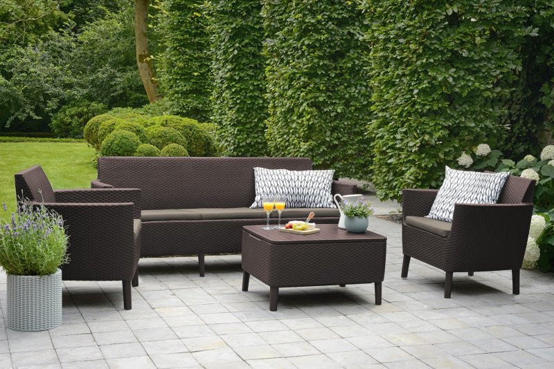 Комплект мебели Salemo 3 Seater Sofa кетер