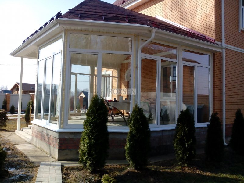Витражные окна для веранды