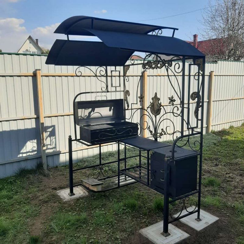 Барбекюшница из металла