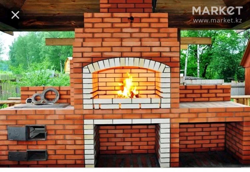 Кирпичный мангал