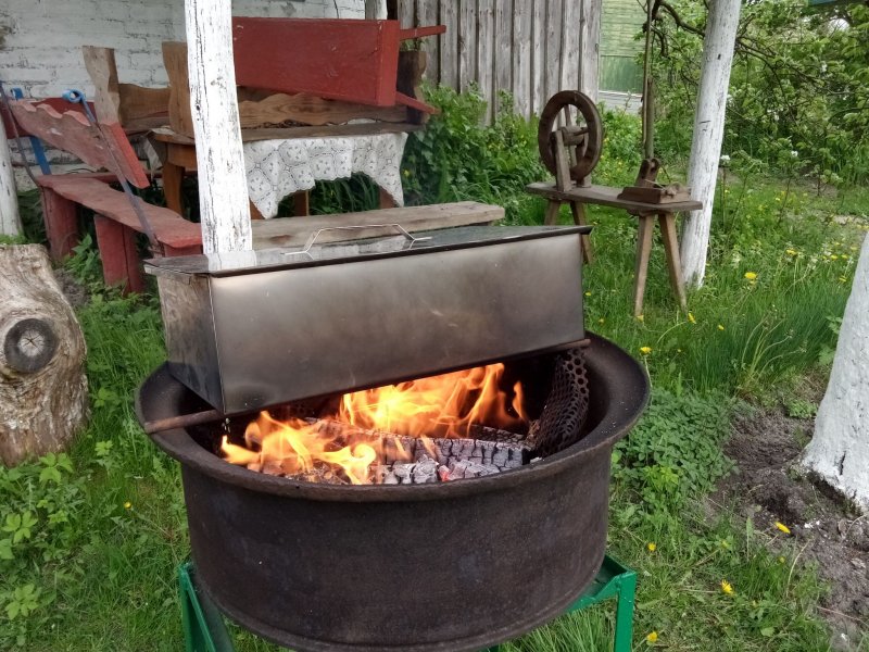 Мангал из кирпича Казань