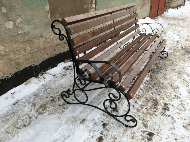 Кованые скамейки для парков
