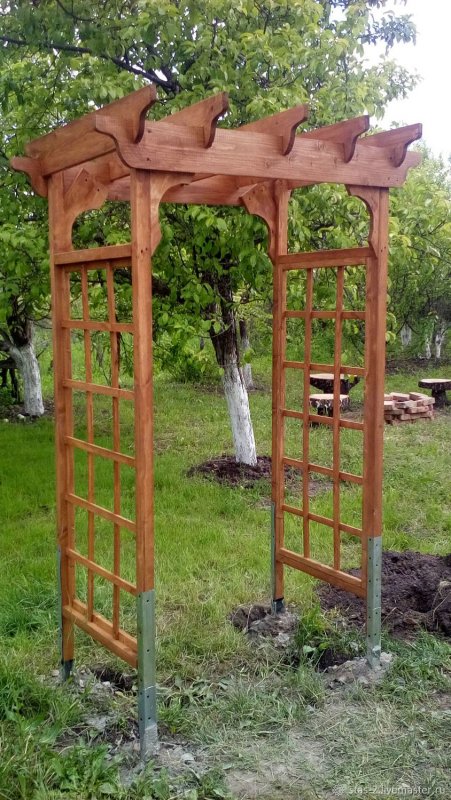 Пергола круглая из металла