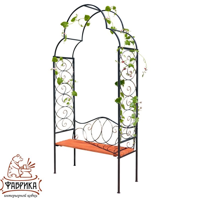 Арка Садовая leafdesign металлическая 30x180x235 см
