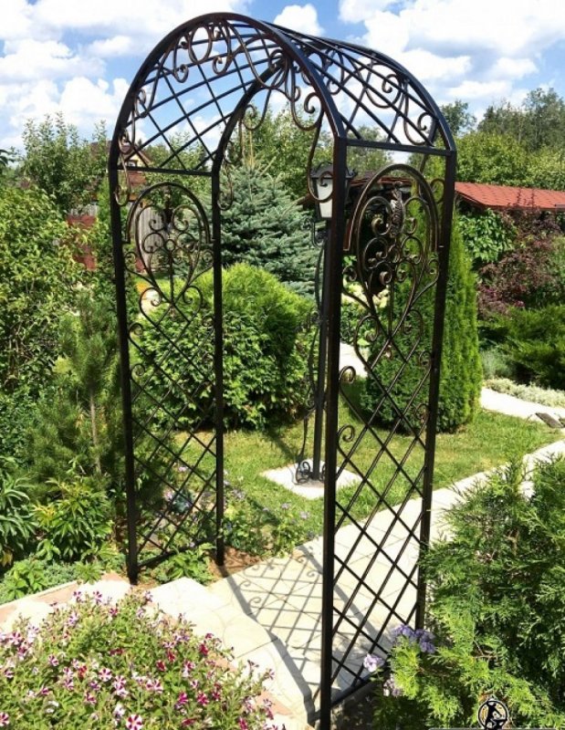 Арка Садовая кованая