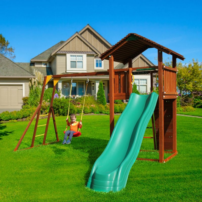 Домик Jungle Gym Chalet Playhouse 145