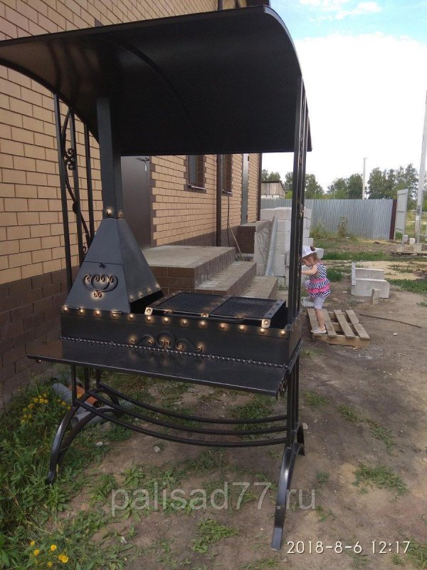 Взр2280 мангал с крышей Roof Grill