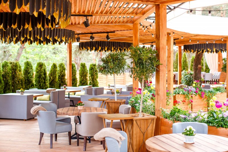 Novotel Киевская летняя веранда