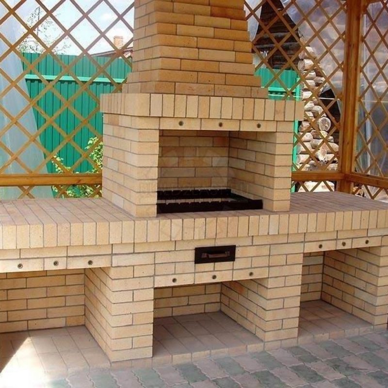Кирпичный мангал