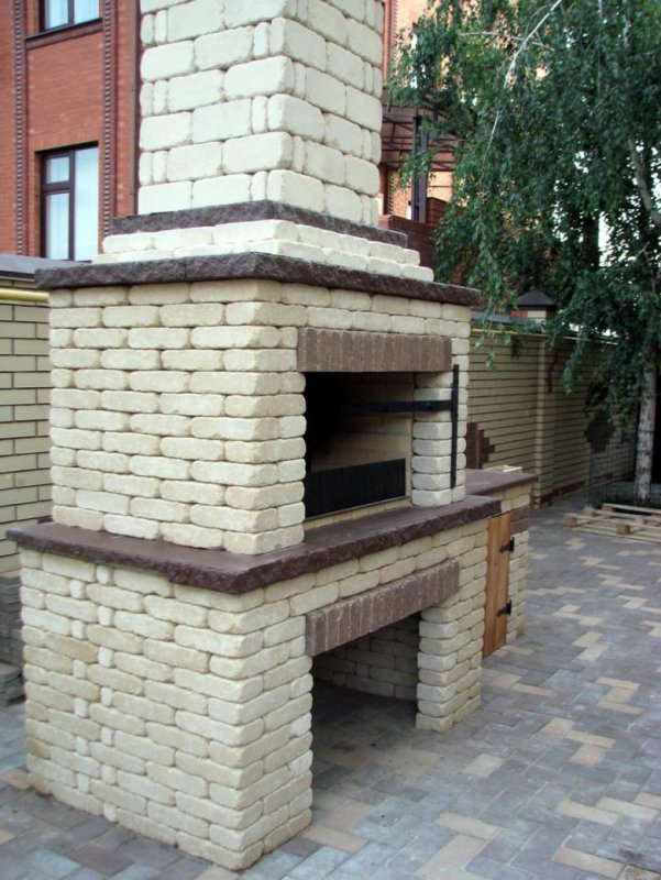 Кирпичный мангал