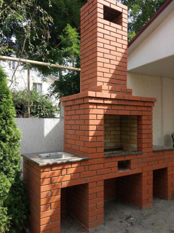 Кирпичный мангал