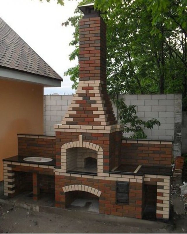 Печные комплексы барбекю