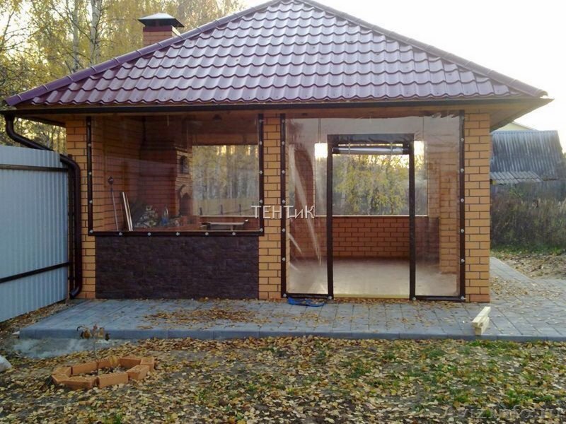 Летние беседки из камня