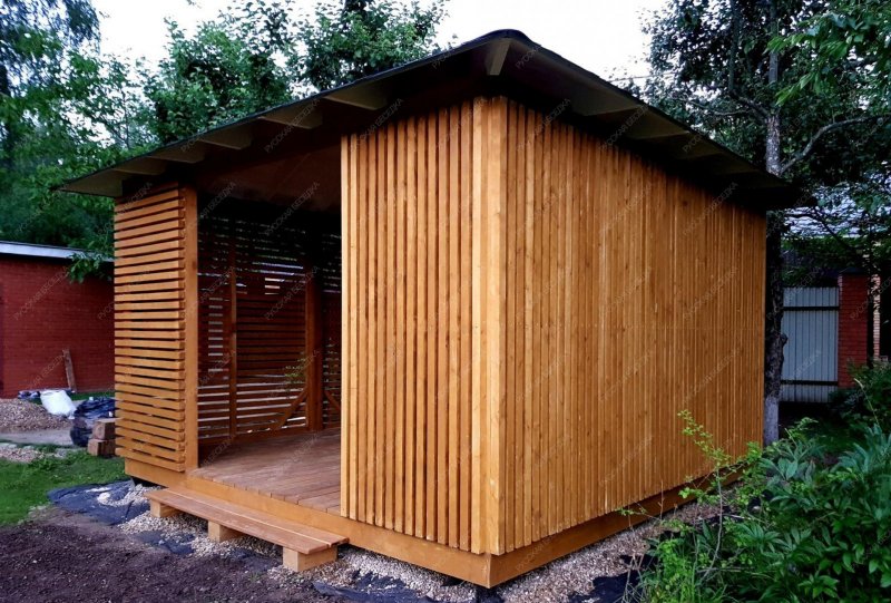 Gazebo из ротанга