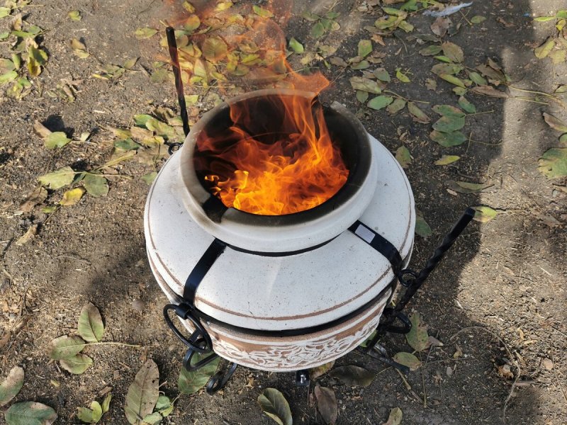 Тандыр с помпейской печью