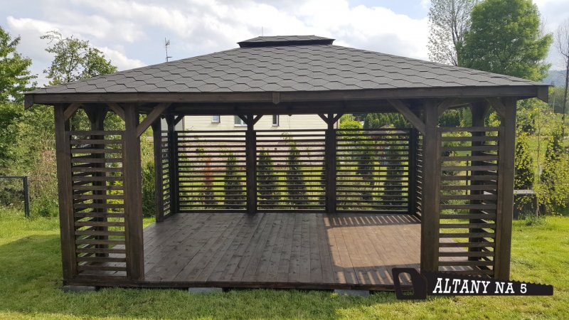 Pergola Wooden Floor