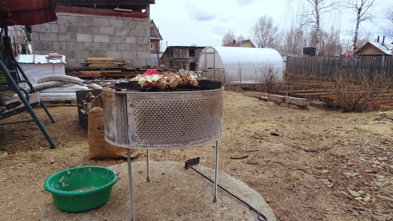 Пресс для вина из барабана старой стиральной машины своими руками