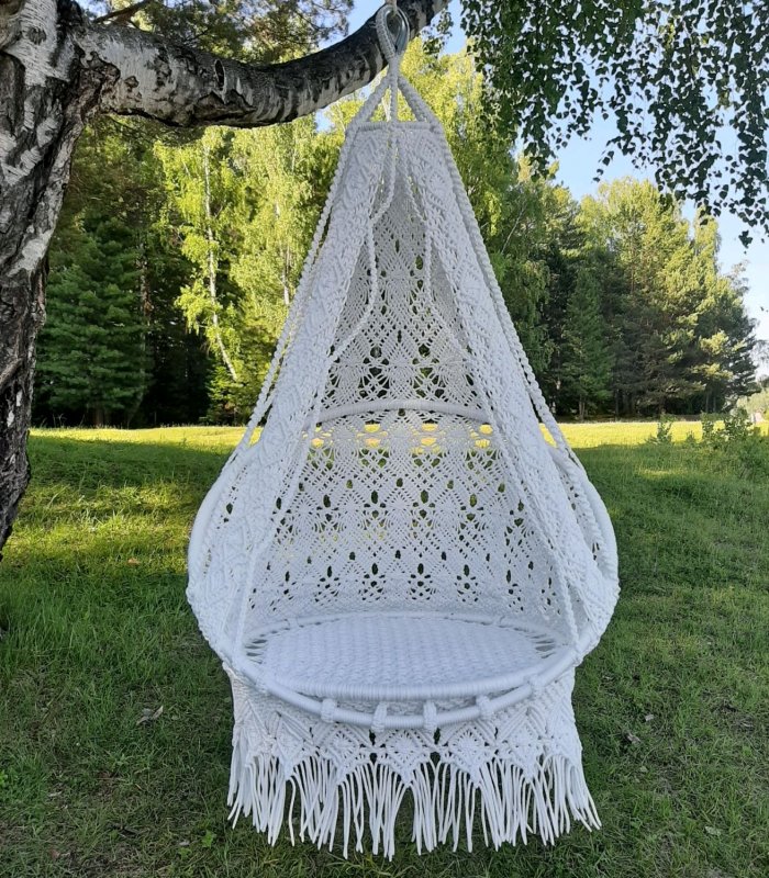 Кресло гамак макраме