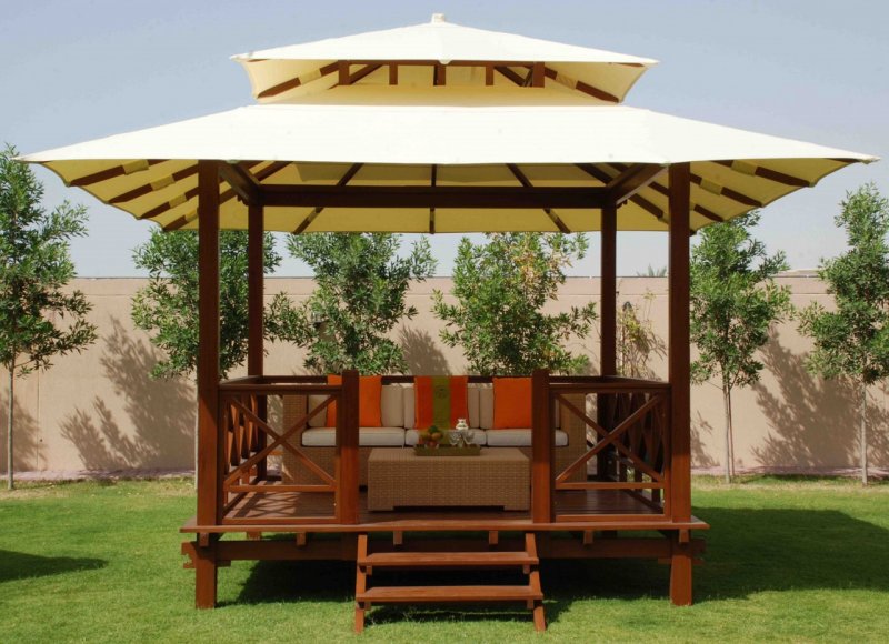 Беседка брусовая Gazebos
