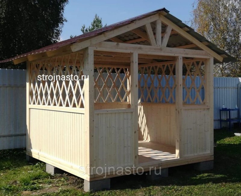 Беседка квадратная