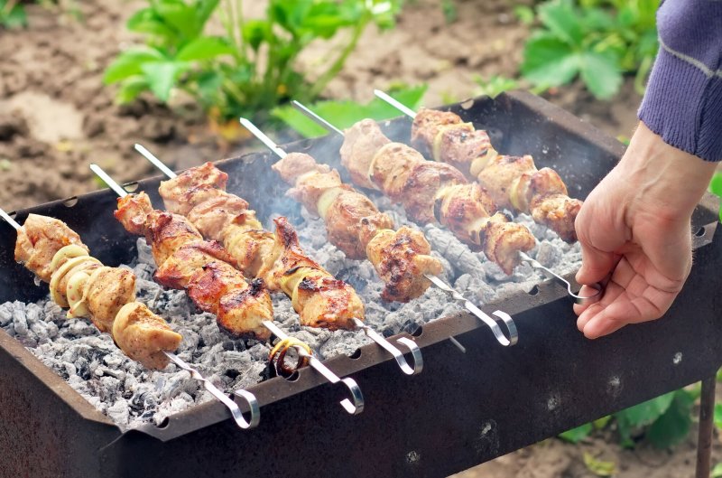 Шашлыки на даче