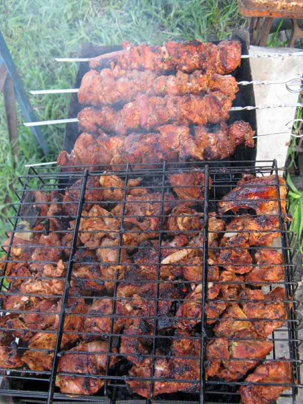 Шашлык на мангале