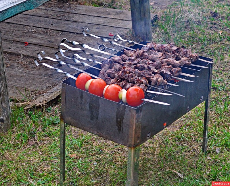 Шашлык на мангале